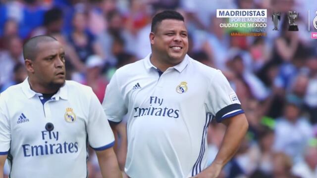 140kg Ronaldo Phenomenon, R. Carlos & Luis Figo Show vs Roma