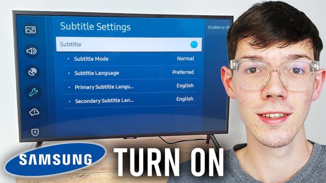How To Turn On Subtitles On Samsung TV - Step By Step