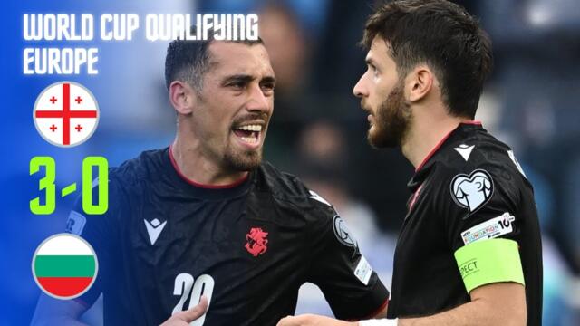 Georgia vs Bulgaria | 3-0 | Highlights | World Cup Qualifying | georgia bulgaria