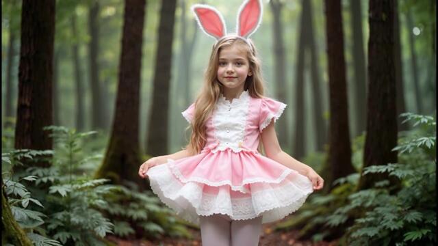 🌸 Bunny Girl in Flower Paradise | Cute AI Girls LookBook