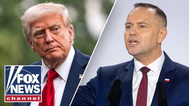 Trump meets with Poland's president at the White House