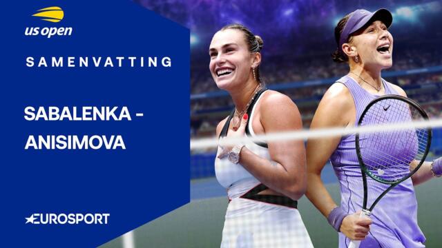 Titelhouder SABALENKA vs Wimbledon-finalist ANISIMOVA | US Open Finale 2025 | Samenvatting Vrouwen