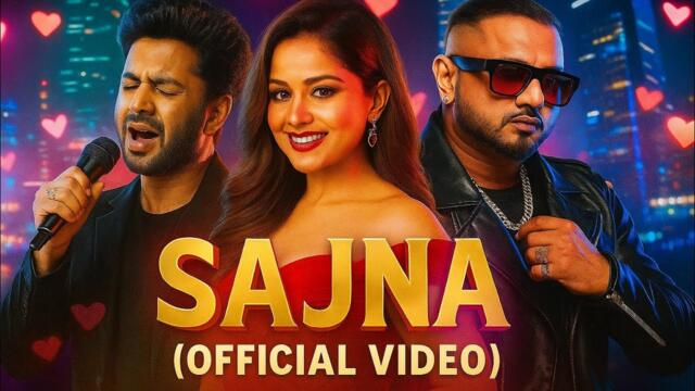 Sajna (Official Video 2025) | Arijit Singh, Neha Kakkar, Yo Yo Honey Singh  Romantic Hindi Song 2025