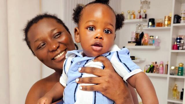 Getting ready for go and visit mummy elder brother ❤️