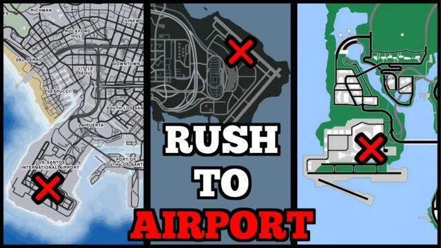 How Fast Can You Reach The Airport In Every Grand Theft Auto?