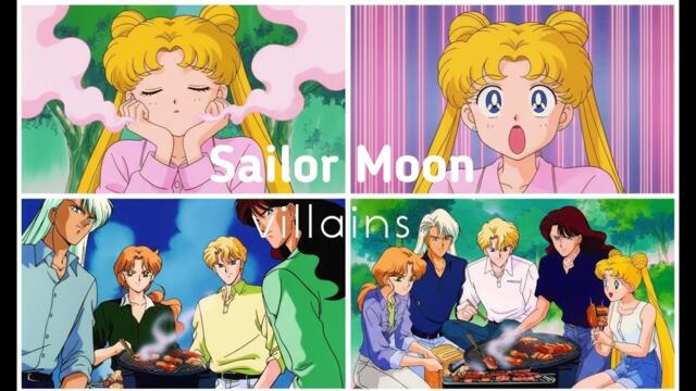 Sailor Moon (Usagi tsukino) Unexpected encounter with the villains 🌙 #sailormoon #anime #manga