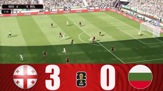 Грузия срещу България [3-0] | Европейски квалификации за УЕФА 2026 | Акценти от мача!