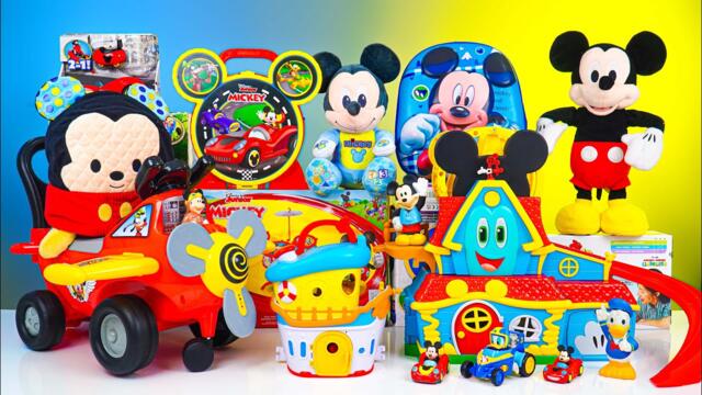 Satisfying with Unboxing Disney Mickey Mouse Airplane Jumbo Fun House Playset | Review Toys ASMR