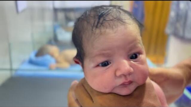 A little NICU baby enjoying feeding time. Small but strong — truly a little angel. ✨