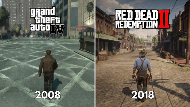 GTA 4 vs RDR 2 – Ultimate Realism & Physics Comparison