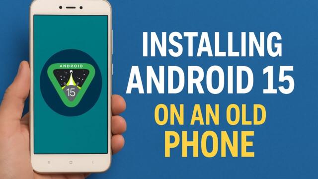 I Installed Android 15 on an Old Phone [8-Year-Old Phone]