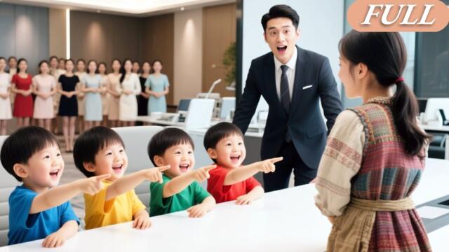 Twins Baby Help CEO Daddy Find A Wife, Unaware The Beautiful Intern They Met Is Their Real Mother!