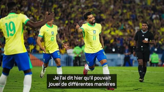 Ancelotti heureux de retrouver Paqueta