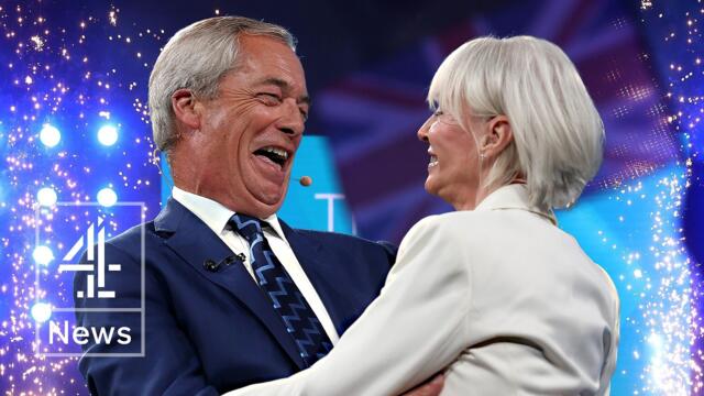 Farage welcomes Tory defector Nandine Dorries to Reform UK