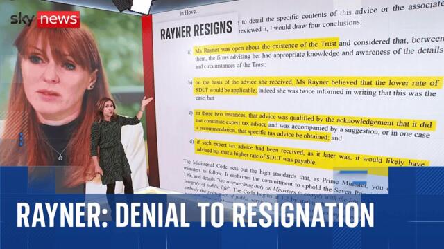 Analysis: Rayner's resignation letter and Starmer's handwritten response