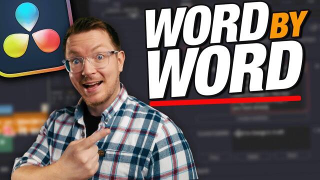 Animated Subtitles... in the FREE version of DaVinci Resolve 20?!