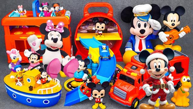 9 Minutes Satisfying With Unboxing Disney Mickey Mouse Clubhouse Slide Toys ASMR| Minnie Review Toys