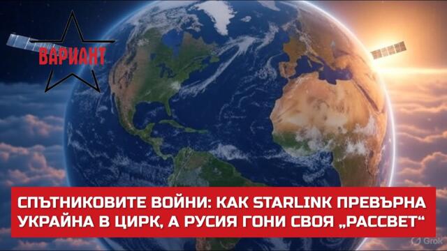 СПЪТНИКОВИТЕ ВОЙНИ: КАК STARLINK ПРЕВЪРНА УКРАЙНА В ЦИРК, А РУСИЯ ГОНИ СВОЯ „РАССВЕТ“,  Вариант #631