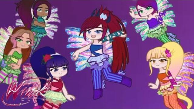 WINX CLUB🧚SIRENIX 3D transformación Grupal🌊💧