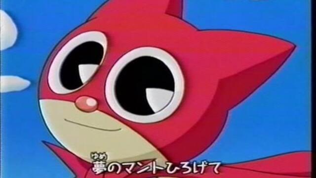 科學小飛喵 ニャンダーかめん OP1 夢のマント 480p