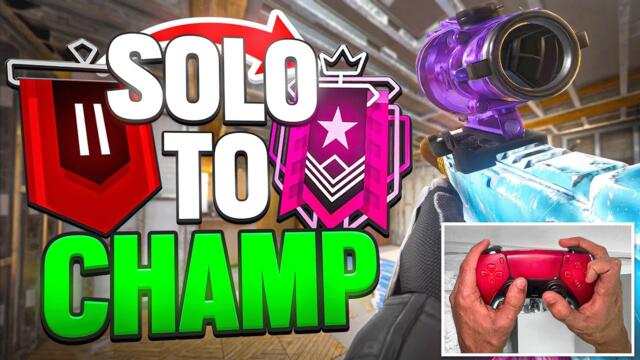 (HANDCAM) How to SOLO QUEUE to Champion - Guide By Console Pro - Rainbow Six Siege X Console Ranked