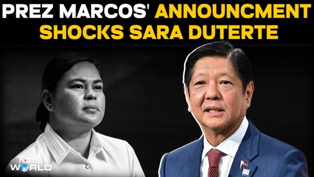 Sara Duterte LIVE: President Marcos' Announcment Shocks Sara Duterte | Sara Duterte News