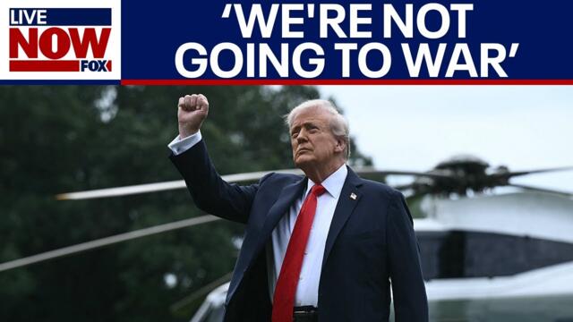 President Trump takes questions before attending U.S. Open men's finals