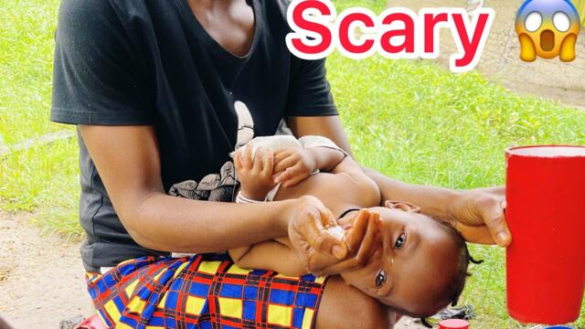 Unbelievable how they feed baby in the village in Africa this will blow your mind