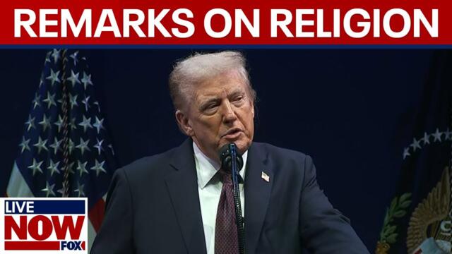 President Trump speaks at Museum of the Bible | LiveNOW from FOX