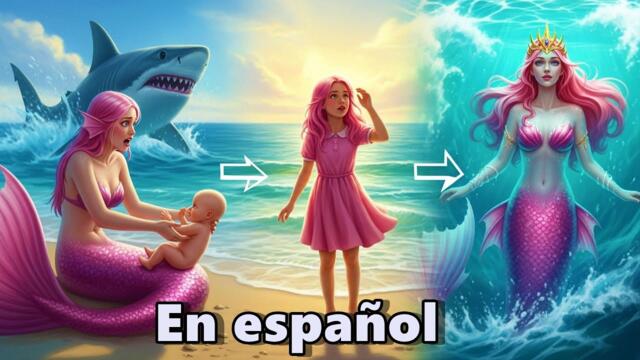 El destino de la princesa sirena | película de animación en español