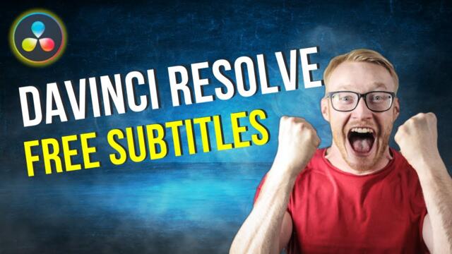 How to Automatically Generate Subtitles For Free in DaVinci Resolve Using AutoSubs