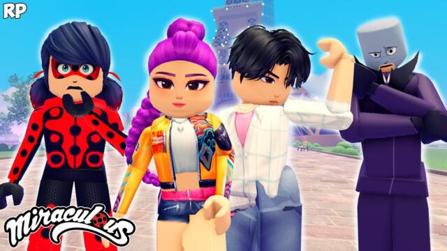 KPOP DEMON HUNTERS GOT INTO THE MIRACULOUS WORLD NO MIRACULOUS RP - MIRACULOUS ROBLOX!