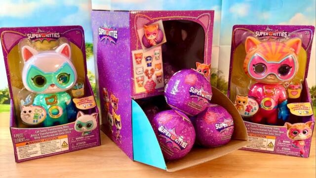 ASMR Unboxing Super Kitties Disney Junior Toys 🧸