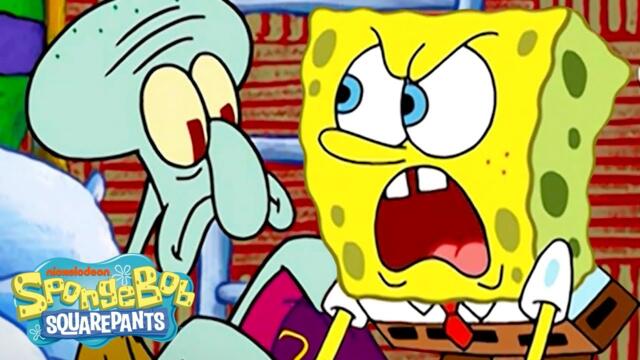 30 MINUTES of SpongeBob Being MEAN! 😡 | @SpongeBobOfficial