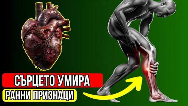 СЪРЦЕТО УМИРА! 12 странни признака за СЪРДЕЧНО УВРЕЖДАНЕ