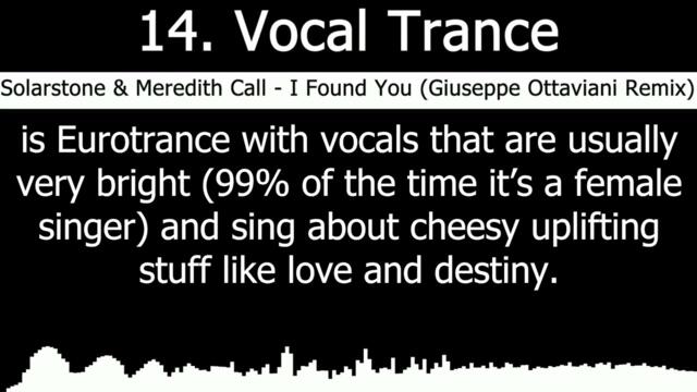 30 Subgenres of Trance (with examples)