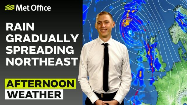07/09/2025 - Rain and thunder west, drier east - Afternoon Weather Forecast UK - Met Office Weather