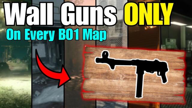 WALL GUNS Only on ALL BO1 Maps