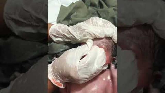 Well Well .What a 2nd Baby of Mother,Cleaning start From Female Staff