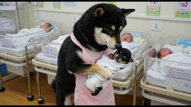 黒柴犬ふじまるのお誕生日
