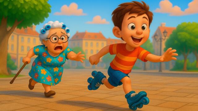 На гости при баба – Весела детска песен 👵