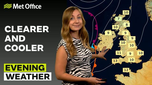 08/09/2025 - Settled Evening - Evening Weather Forecast UK - Met Office Weather