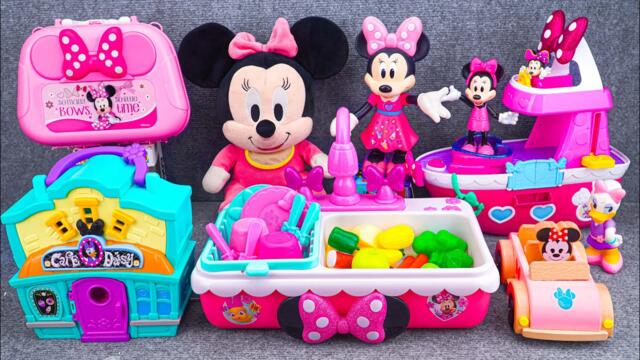Mickey ASMR🐭 Satisfying with Unboxing Minnie Mouse Kitchen Basket Playset | Review Toys ASMR
