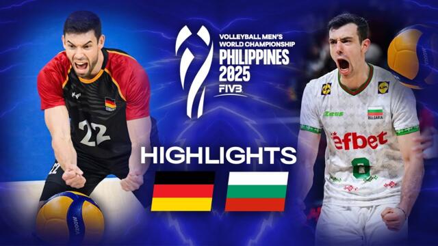 Germany 🇩🇪 vs. Bulgaria 🇧🇬 - Highlights | Men's World Championships 2025