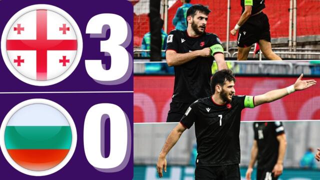 Georgia vs Bulgaria | Highlights | World Cup Qualifying 2025