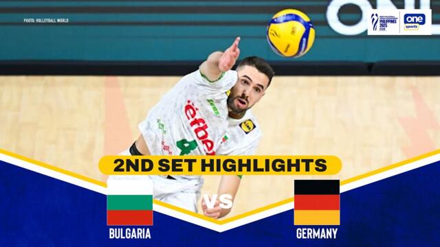 GERMANY vs. BULGARIA | SET 2 HIGHLIGHTS | 2025 FIVB MEN’S WORLD CHAMPIONSHIP | SEPT 13, 2025