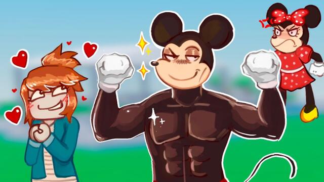 TROLLING as BUFF MICKEY on ROBLOX VOICE CHAT