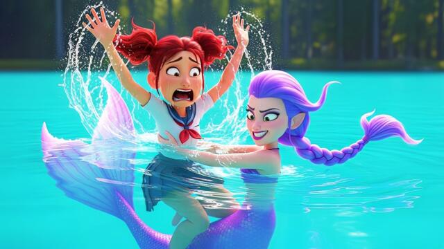 RESCUING MERMAID RUMI FROM MIRA’S PLOT AT THE SWIMMING COMPETITION – “GOLDEN” KPOP DEMON HUNTERS