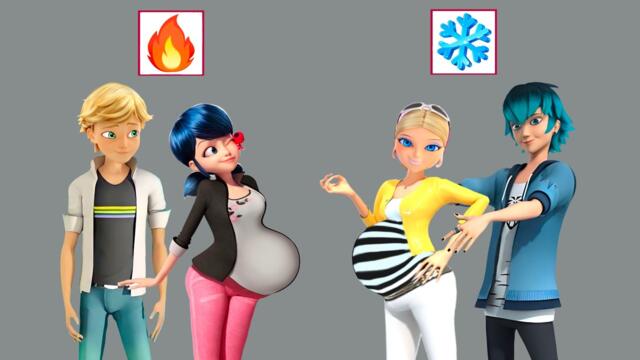 🔥❄️ Miraculous Ladybug & Chloé Glow Into FIRE and ICE – Epic Transformation! | Stars WOW 🐞💛