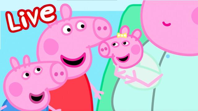 Peppa Pig BABY EVIE Episodes LIVE 🍼 Evie Pig's BEST Moments 🥹 Watch EVIE Now! 💛 Kids Cartoons 2025-09-14 11:41